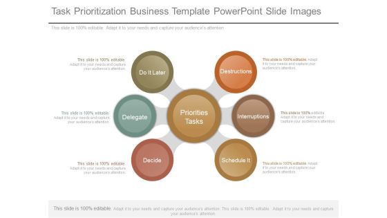 Task Prioritization Business Template Powerpoint Slide Images