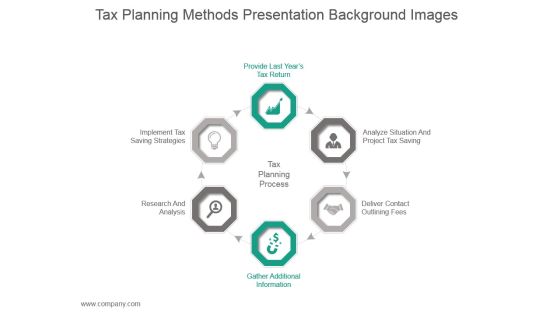 Tax Planning Methods Presentation Background Images