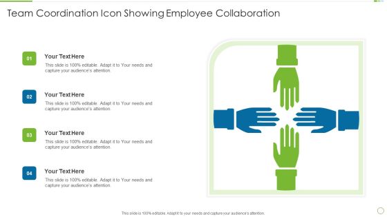 Team Coordination Icon Showing Employee Collaboration Information PDF Team Coordination Icon Showing Employee Collaboration Information PDF