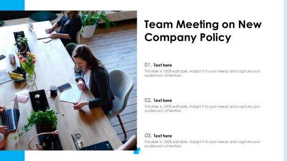 Team Meeting On New Company Policy Ppt Ideas Clipart PDF Team Meeting On New Company Policy Ppt Ideas Clipart PDF