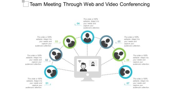 Team Meeting Through Web And Video Conferencing Ppt PowerPoint Presentation File Graphics Template Team Meeting Through Web And Video Conferencing Ppt PowerPoint Presentation File Graphics Template