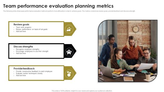 Team Performance Evaluation Planning Metrics Ideas PDF Team Performance Evaluation Planning Metrics Ideas PDF