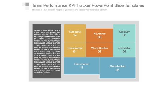 Team Performance Kpi Tracker Powerpoint Slide Templates