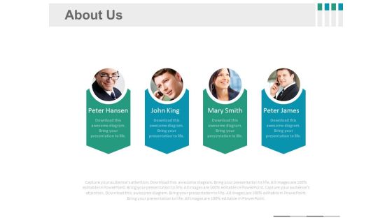 Team Photos About Us Details Powerpoint Slides Team Photos About Us Details Powerpoint Slides