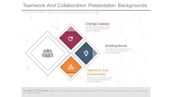 Teamwork And Collaboration Presentation Backgrounds