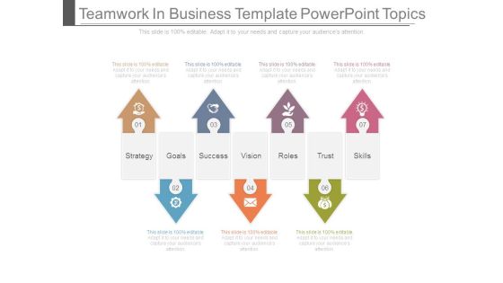 Teamwork In Business Template Powerpoint Topics Teamwork In Business Template Powerpoint Topics