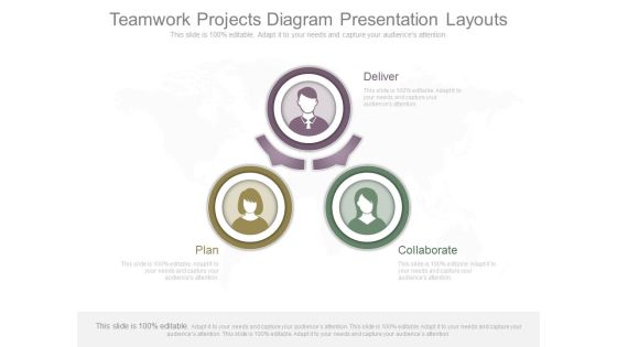Teamwork Projects Diagram Presentation Layouts