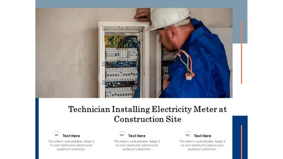 Technician Installing Electricity Meter At Construction Site Ppt PowerPoint Presentation File Slideshow PDF Technician Installing Electricity Meter At Construction Site Ppt PowerPoint Presentation File Slideshow PDF