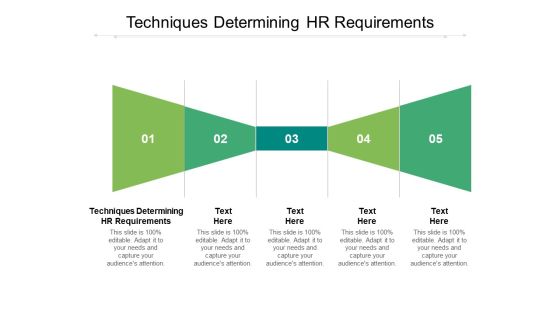 Techniques Determining HR Requirements Ppt PowerPoint Presentation Layouts Rules Cpb