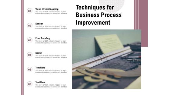 Techniques For Business Process Improvement Ppt PowerPoint Presentation Professional Picture PDF Techniques For Business Process Improvement Ppt PowerPoint Presentation Professional Picture PDF