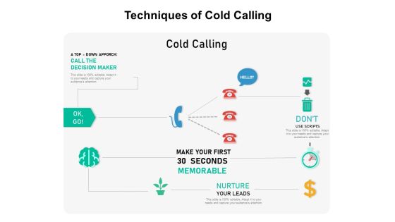 Techniques Of Cold Calling Ppt PowerPoint Presentation Gallery Graphics Tutorials PDF Techniques Of Cold Calling Ppt PowerPoint Presentation Gallery Graphics Tutorials PDF