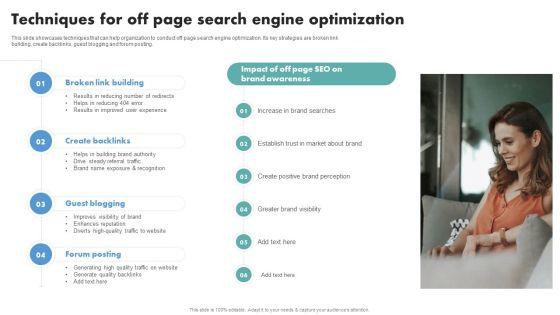 Techniques To Boost Brand Awareness Techniques For Off Page Search Engine Optimization Rules PDF Techniques To Boost Brand Awareness Techniques For Off Page Search Engine Optimization Rules PDF