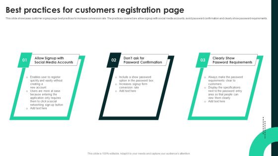 Techniques To Enhance User Onboarding Journey Best Practices For Customers Registration Page Guidelines PDF Techniques To Enhance User Onboarding Journey Best Practices For Customers Registration Page Guidelines PDF