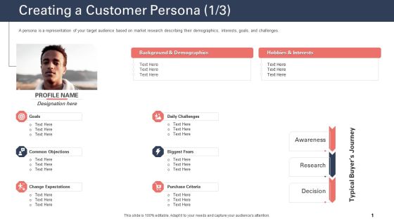 Techniques To Increase Customer Satisfaction Creating A Customer Persona Interests Template PDF Techniques To Increase Customer Satisfaction Creating A Customer Persona Interests Template PDF