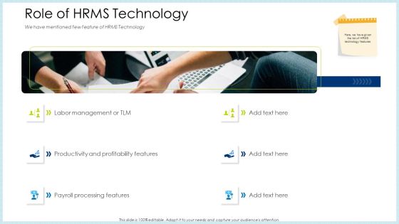 Technology Innovation Human Resource System Role Of HRMS Technology Ppt Icon Slides PDF Technology Innovation Human Resource System Role Of HRMS Technology Ppt Icon Slides PDF