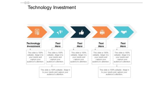 Technology Investment Ppt PowerPoint Presentation Visual Aids Ideas Cpb