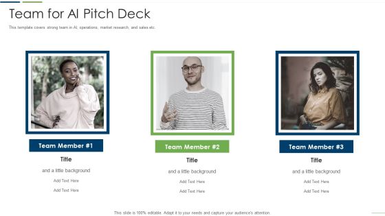 Technology Investor Financing Pitch Deck Team For Ai Pitch Deck Information PDF Technology Investor Financing Pitch Deck Team For Ai Pitch Deck Information PDF