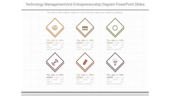 Technology Management And Entrepreneurship Diagram Powerpoint Slides Technology Management And Entrepreneurship Diagram Powerpoint Slides