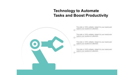 Technology To Automate Tasks And Boost Productivity Ppt PowerPoint Presentation Infographic Template File Formats