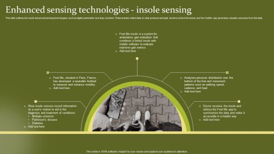 Telehealth Enhanced Sensing Technologies Insole Sensing Icons PDF Telehealth Enhanced Sensing Technologies Insole Sensing Icons PDF