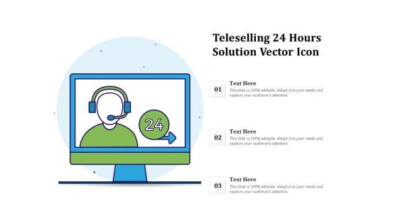 Teleselling 24 Hours Solution Vector Icon Ppt PowerPoint Presentation Model Templates PDF Teleselling 24 Hours Solution Vector Icon Ppt PowerPoint Presentation Model Templates PDF