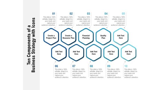 Ten Components Of A Business Strategy With Icons Ppt PowerPoint Presentation Outline Shapes Ten Components Of A Business Strategy With Icons Ppt PowerPoint Presentation Outline Shapes