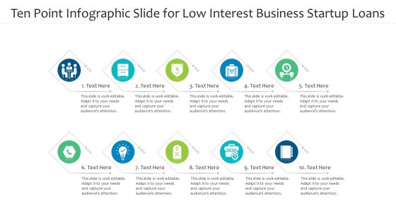 Ten Point Infographic Slide For Low Interest Business Startup Loans Ppt PowerPoint Presentation Outline Template PDF Ten Point Infographic Slide For Low Interest Business Startup Loans Ppt PowerPoint Presentation Outline Template PDF