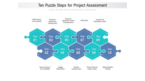 Ten Puzzle Steps For Project Assessment Ppt PowerPoint Presentation Outline Guide Ten Puzzle Steps For Project Assessment Ppt PowerPoint Presentation Outline Guide