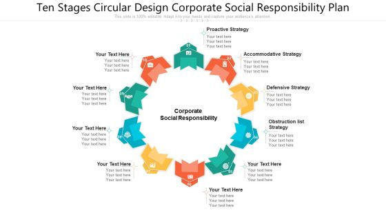 Ten Stages Circular Design Corporate Social Responsibility Plan Ppt PowerPoint Presentation Gallery Guidelines PDF Ten Stages Circular Design Corporate Social Responsibility Plan Ppt PowerPoint Presentation Gallery Guidelines PDF