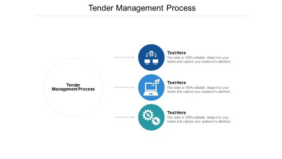 Tender Management Process Ppt PowerPoint Presentation Model Slideshow Cpb