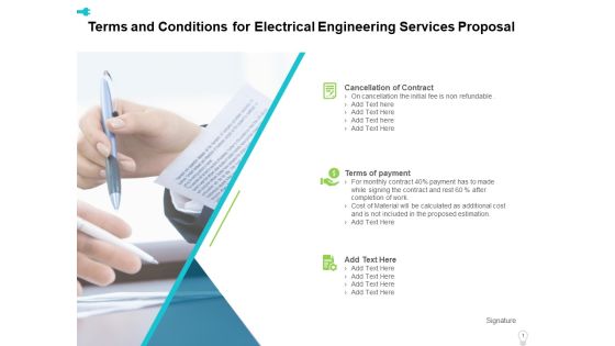 Terms And Conditions For Electrical Engineering Services Proposal Ppt Pictures Graphics Example PDF Terms And Conditions For Electrical Engineering Services Proposal Ppt Pictures Graphics Example PDF