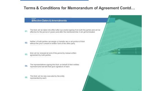 Terms And Conditions For Memorandum Of Agreement Contd Ppt PowerPoint Presentation Portfolio Sample Terms And Conditions For Memorandum Of Agreement Contd Ppt PowerPoint Presentation Portfolio Sample