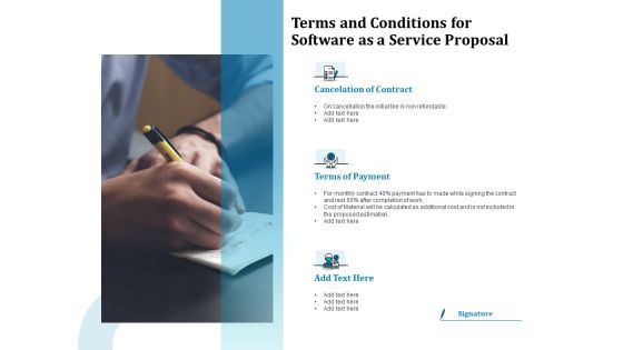 Terms And Conditions For Software As A Service Proposal Ppt Layouts Layout PDF Terms And Conditions For Software As A Service Proposal Ppt Layouts Layout PDF