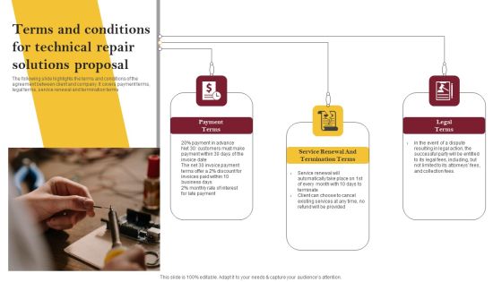 Terms And Conditions For Technical Repair Solutions Proposal Information PDF Terms And Conditions For Technical Repair Solutions Proposal Information PDF