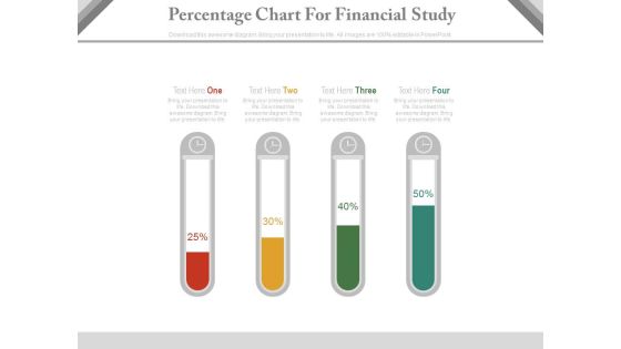 Test Tubes Percentage Chart For Financial Analysis Powerpoint Slides Test Tubes Percentage Chart For Financial Analysis Powerpoint Slides