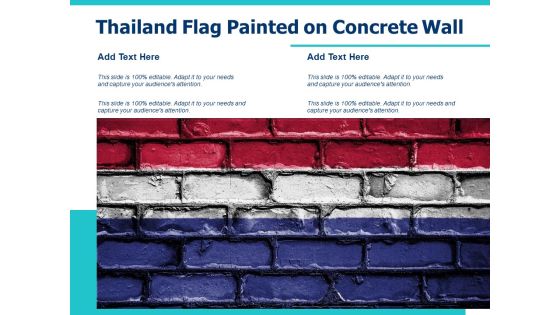 Thailand Flag Painted On Concrete Wall Ppt PowerPoint Presentation File Professional PDF Thailand Flag Painted On Concrete Wall Ppt PowerPoint Presentation File Professional PDF