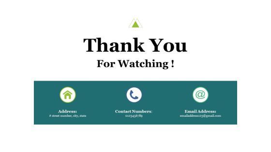 Thank You For Watching Ppt PowerPoint Presentation File Infographics