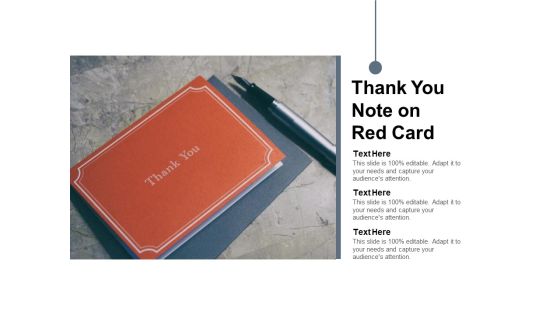 Thank You Note On Red Card Ppt Powerpoint Presentation Show Elements Thank You Note On Red Card Ppt Powerpoint Presentation Show Elements