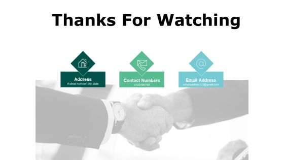 Thanks For Watching Intelligent Automation Ppt PowerPoint Presentation Inspiration Rules