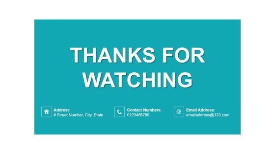 Thanks For Watching Ppt PowerPoint Presentation Inspiration Guidelines