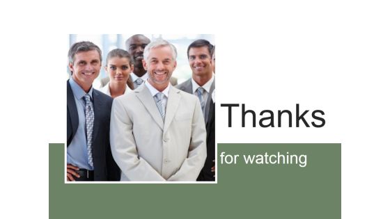 Thanks For Watching Ppt PowerPoint Presentation Visual Aids