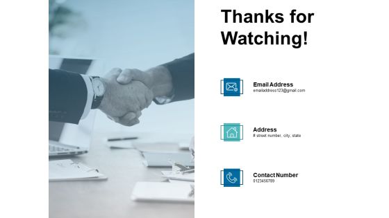 Thanks For Watching Value Creation Plan Ppt PowerPoint Presentation Show Model Thanks For Watching Value Creation Plan Ppt PowerPoint Presentation Show Model