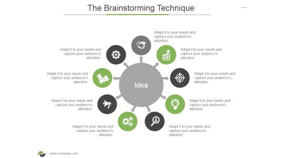 The Brainstorming Technique Ppt PowerPoint Presentation Styles Guidelines The Brainstorming Technique Ppt PowerPoint Presentation Styles Guidelines