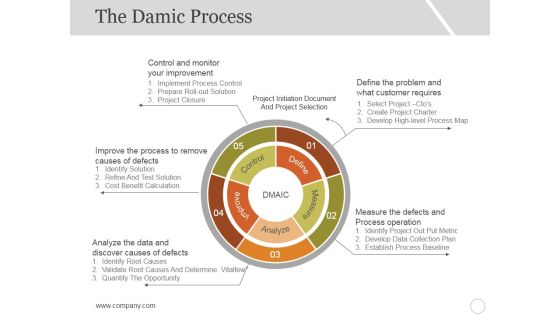 The Damic Process Template 1 Ppt PowerPoint Presentation Model Guidelines The Damic Process Template 1 Ppt PowerPoint Presentation Model Guidelines