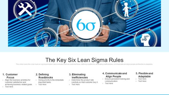 The Key Six Lean Sigma Rules Ppt Portfolio Slide Portrait PDF The Key Six Lean Sigma Rules Ppt Portfolio Slide Portrait PDF