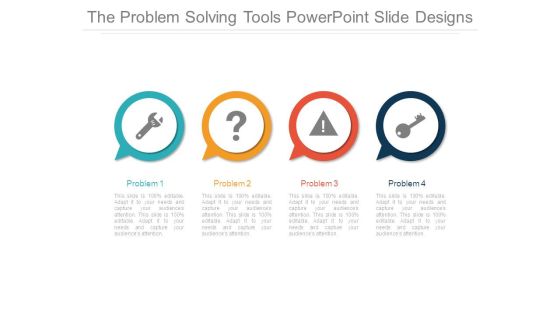 The Problem Solving Tools Powerpoint Slide Designs