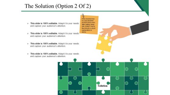 The Solution Template 2 Ppt PowerPoint Presentation Pictures Clipart The Solution Template 2 Ppt PowerPoint Presentation Pictures Clipart