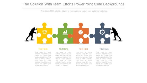 The Solution With Team Efforts Powerpoint Slide Backgrounds The Solution With Team Efforts Powerpoint Slide Backgrounds