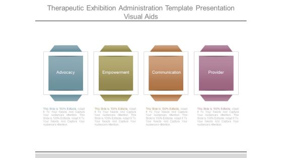 Therapeutic Exhibition Administration Template Presentation Visual Aids Therapeutic Exhibition Administration Template Presentation Visual Aids