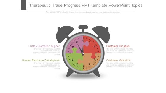 Therapeutic Trade Progress Ppt Template Powerpoint Topics Therapeutic Trade Progress Ppt Template Powerpoint Topics